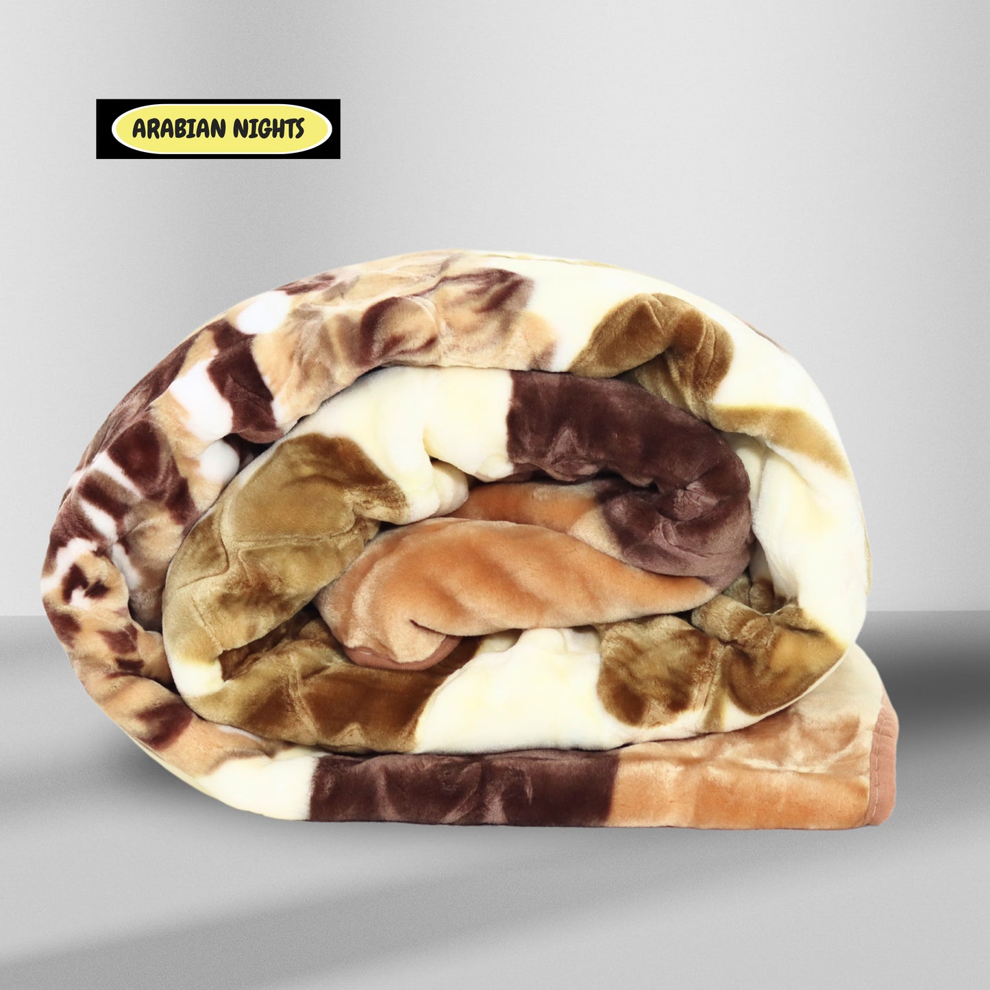 Arabian Night Blanket | Brown-Cream | – 170x230 cm