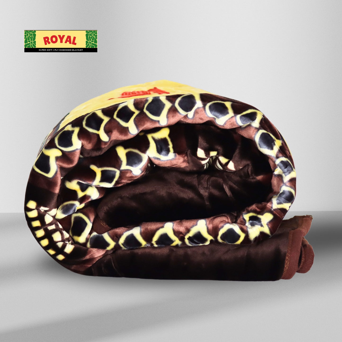 Royal 2-Ply Silk Blanket Rolled View