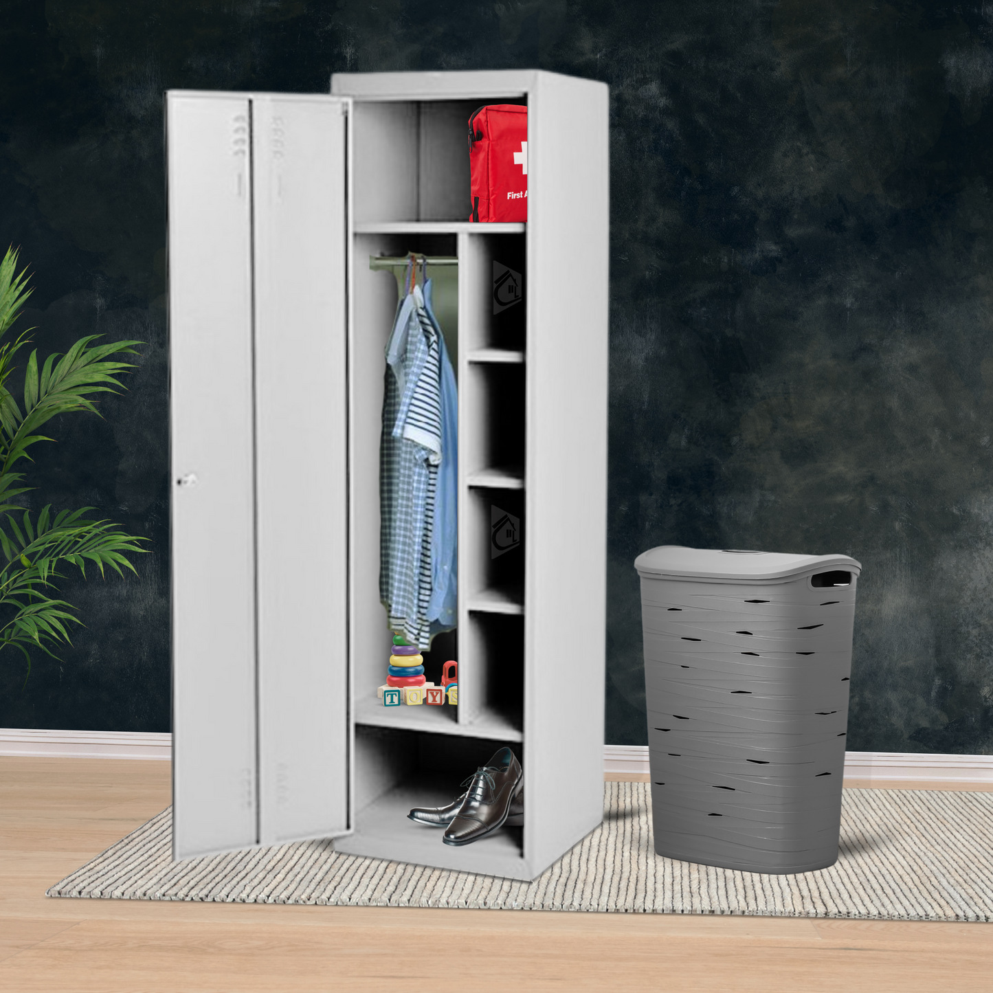 Executive Steel Locker -French Grey