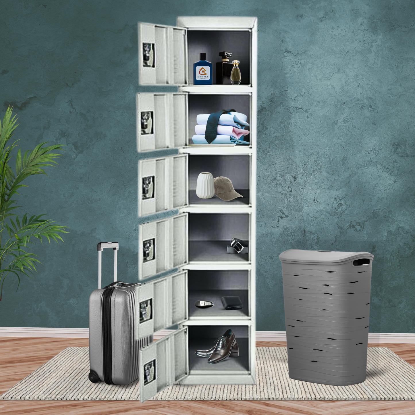 AL BASFOOR Steel Locker (6 Door) - BSF-TG 06