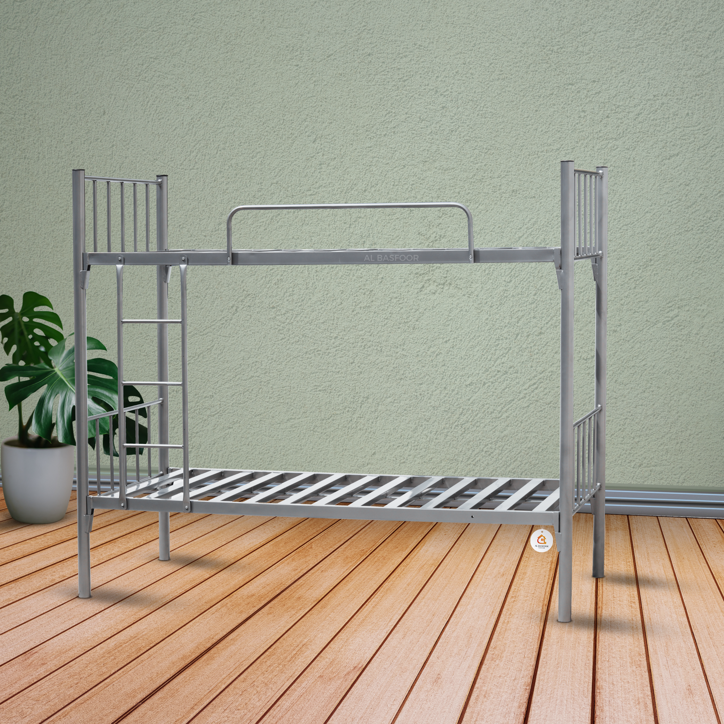 Heavy Duty H12 Silver Metal Bunk Bed Lite | 75 x 190 | 28 kg