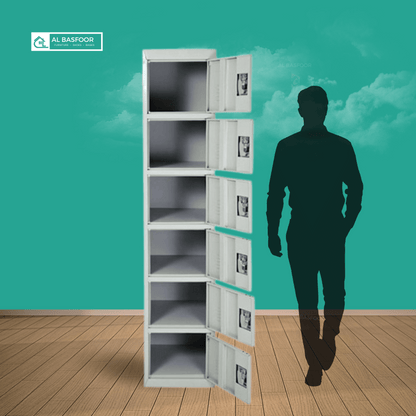 AL BASFOOR Steel Locker (6 Door) - BSF-TG 06