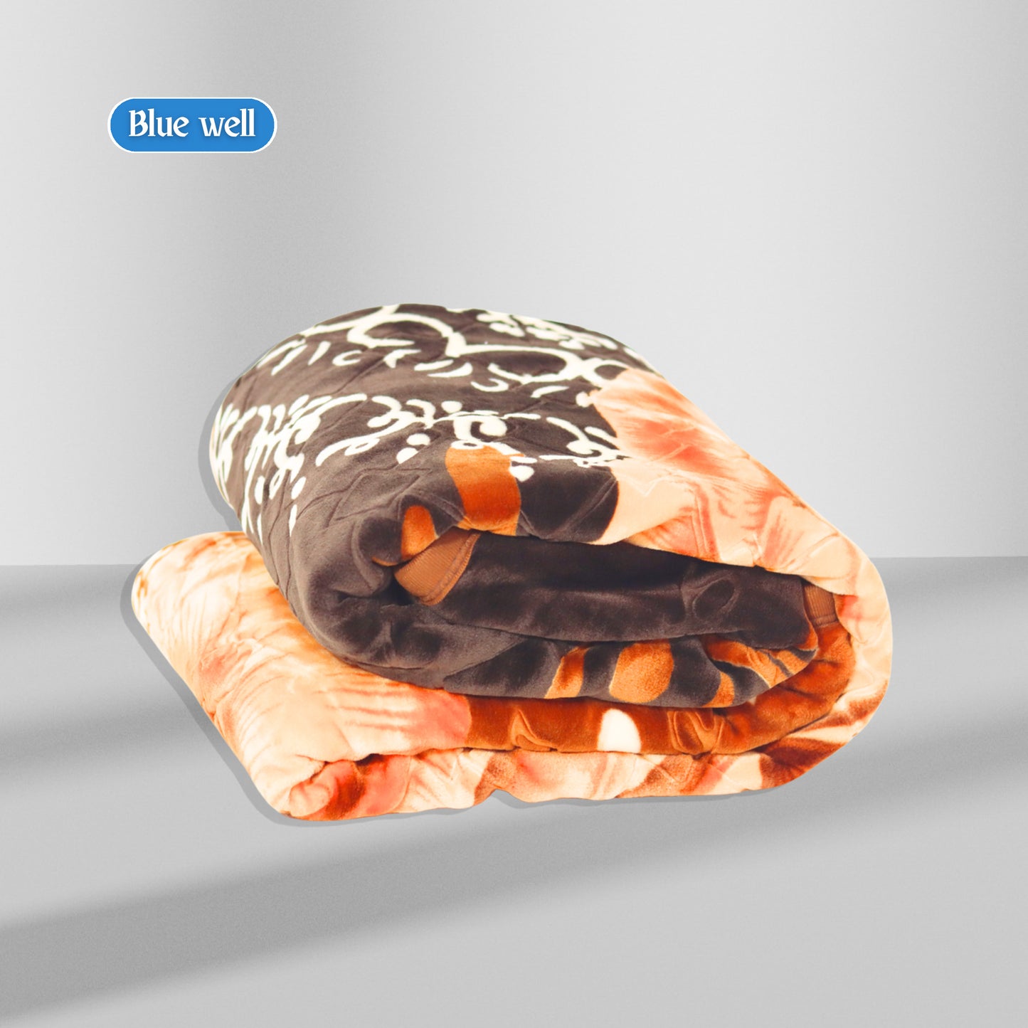 Lightweight 2.5 KG Microfiber Blanket Rolled View