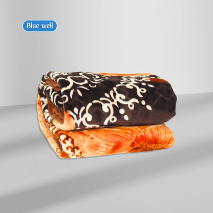 Lightweight 2.5 KG Microfiber Blanket Folded View