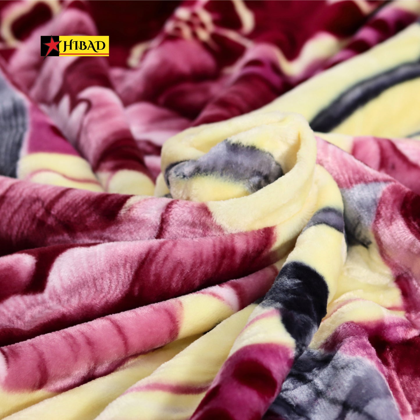 Soft and Smooth Raschel Blanket Fabric Close-Up – Al Basfoor Furniture