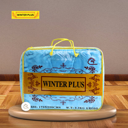 Winter Plus Heavyweight Blanket Packaging – Sky Blue