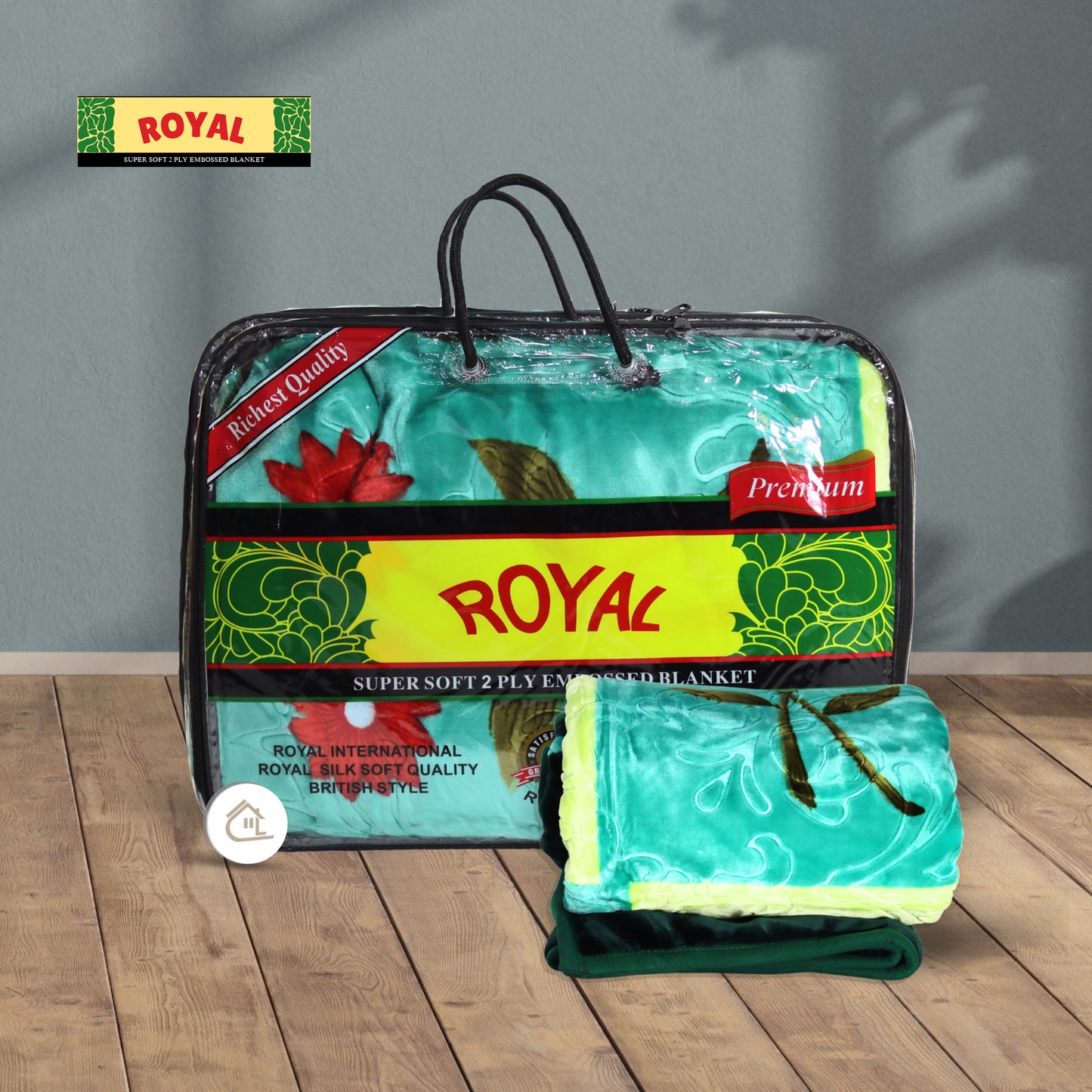 Royal Silk Blanket on Chair – Stylish Decor Display
